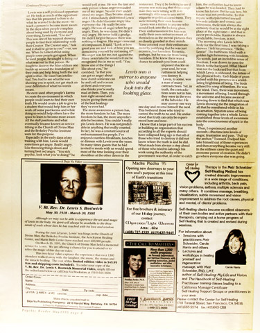 Page 8 / end Article by Michael Tamura